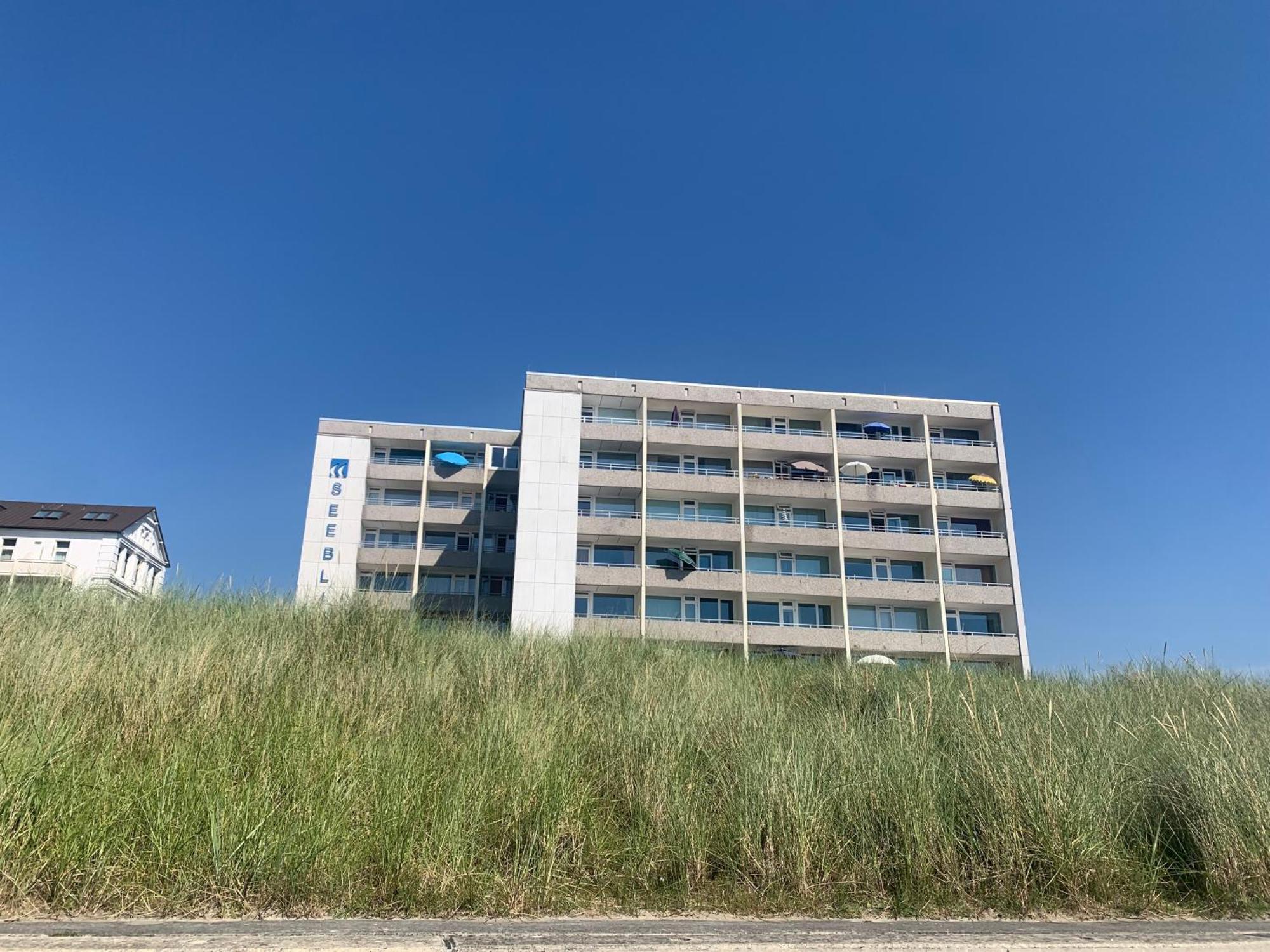 Strandkoje Im Haus Seeblick Bismarckstrasse Borkum Extérieur photo